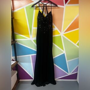 Azazie Black Sequin Dress